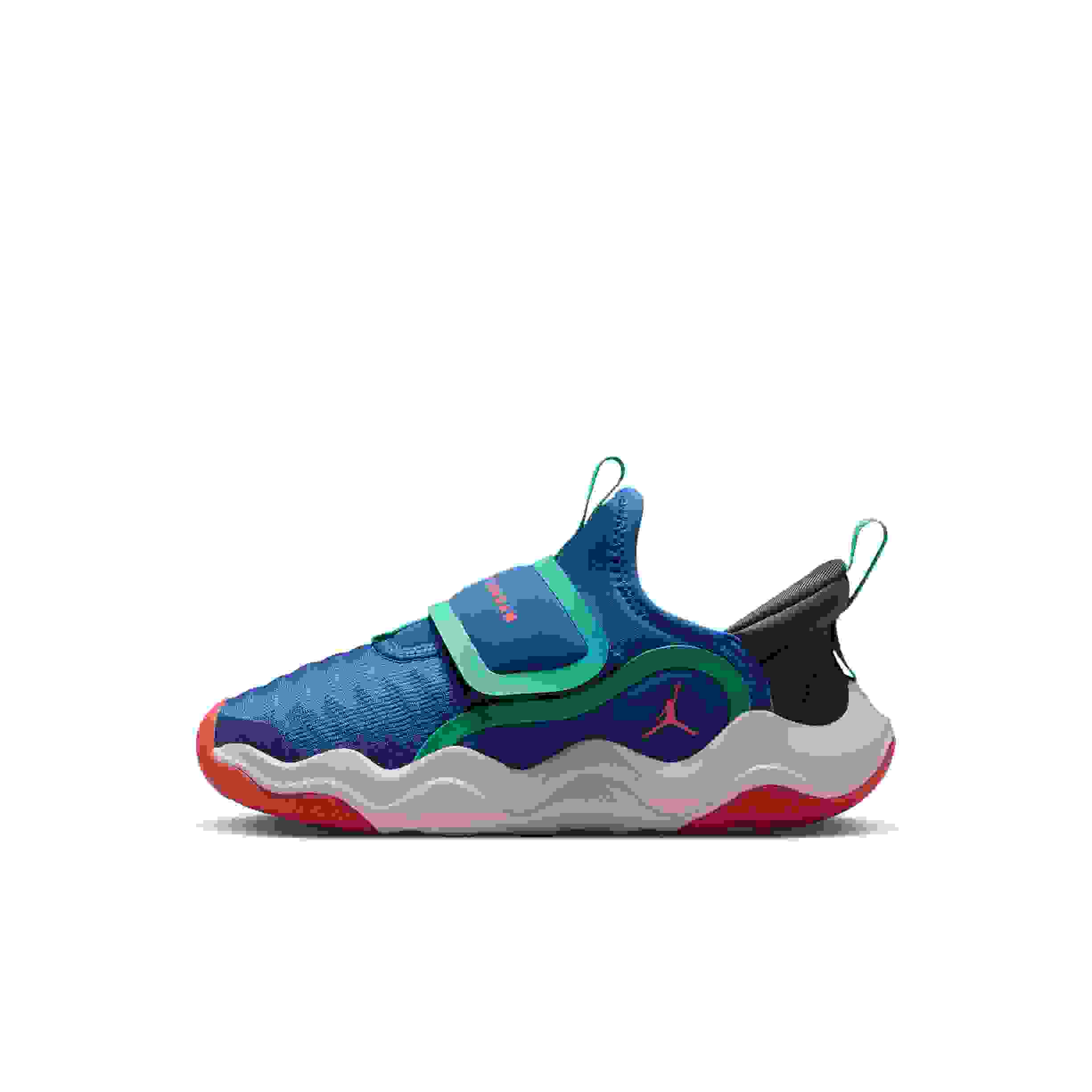 Jordan 23/7.2 EasyOn Preschool Boys' "True Blue/Blue Fox/Kinetic Green/Track Red" Shoe
